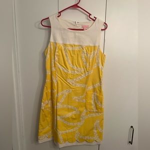 Lilly Pulitzer Yellow Dress - size 8